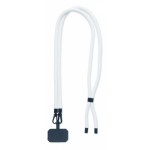 Polyester-Handyhalter mit 2 Haken und Handy-Patch farbe weiß siebte Ansicht
