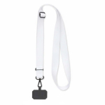 Individuell gefertigtes Smartphone Lanyard mit Aufhänge Patch farbe weiß siebte Ansicht