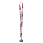 Verstellbares RPET-Kartenlanyard zum Sublimieren farbe weiß