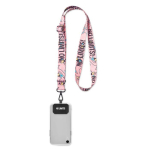 Verstellbares RPET-Kartenlanyard zum Sublimieren farbe weiß