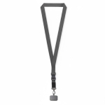 Individuell gefertigter Handy Tragegurt mit verstellbarem Schulterband farbe schwarz siebte Ansicht