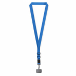 Individuell gefertigter Handy Tragegurt mit verstellbarem Schulterband farbe blau siebte Ansicht