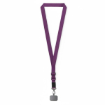 Individuell gefertigter Handy Tragegurt mit verstellbarem Schulterband farbe purpurfarben siebte Ansicht