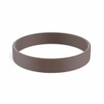 Silikon-Armband für Events, 100 % personalisierbar farbe braun siebte Ansicht