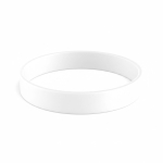 Silikon-Armband für Events, 100 % personalisierbar farbe weiß siebte Ansicht