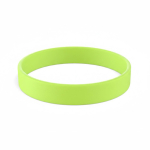 Silikon-Armband für Events, 100 % personalisierbar farbe lindgrün siebte Ansicht