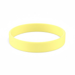 Silikon-Armband für Events, 100 % personalisierbar farbe hellgelb siebte Ansicht