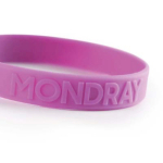 Silikon-Armband für Events, 100 % personalisierbar farbe lila
