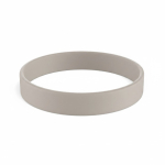 Silikon-Armband für Events, 100 % personalisierbar farbe aschgrau siebte Ansicht