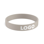 Silikon-Armband für Events, 100 % personalisierbar farbe aschgrau