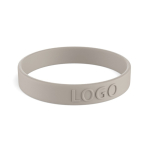 Silikon-Armband für Events, 100 % personalisierbar farbe aschgrau
