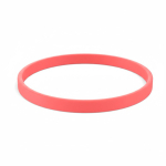 Individuell gestaltbares Silikonarmband, 100 % personalisierbar farbe rot siebte Ansicht
