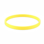 Individuell gestaltbares Silikonarmband, 100 % personalisierbar farbe gelb siebte Ansicht