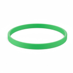 Individuell gestaltbares Silikonarmband, 100 % personalisierbar farbe grün siebte Ansicht