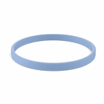 Individuell gestaltbares Silikonarmband, 100 % personalisierbar farbe rivierablau siebte Ansicht