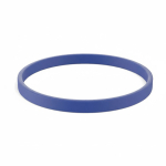 Individuell gestaltbares Silikonarmband, 100 % personalisierbar farbe stahlblau siebte Ansicht