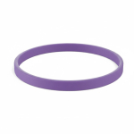Individuell gestaltbares Silikonarmband, 100 % personalisierbar farbe violett siebte Ansicht