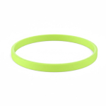 Individuell gestaltbares Silikonarmband, 100 % personalisierbar farbe lindgrün siebte Ansicht