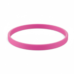 Individuell gestaltbares Silikonarmband, 100 % personalisierbar farbe neonpink siebte Ansicht
