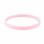 Individuell gestaltbares Silikonarmband, 100 % personalisierbar farbe hellrosa siebte Ansicht