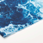 Personalisierbarer multifunktionaler Schlauchschal aus Polyester farbe weiß fünfte Ansicht
