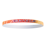 Sportstirnband aus strukturiertem Silikon individuell bedruckbar farbe weiß