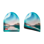 Doppellagige Polyester-Beanie in Einheitsgröße, vollflächig bedruckbar farbe weiß