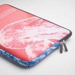 Wasserabweisende Laptop Hülle aus Neopren, ganzflächig bedruckbar farbe weiß fünfte Ansicht