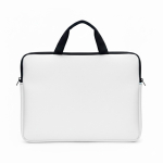 Wasserabweisende Laptop Tasche aus Neopren ganzseitig bedruckbar farbe weiß siebte Ansicht