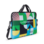 Wasserabweisende Laptop Tasche aus Neopren ganzseitig bedruckbar farbe weiß