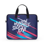 Stoßdämpfende Neopren Laptop Tasche mit Henkeln, ganzseitig bedruckbar farbe weiß
