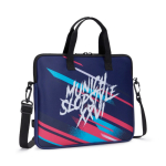 Stoßdämpfende Neopren Laptop Tasche mit Henkeln, ganzseitig bedruckbar farbe weiß