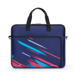 Stoßdämpfende Neopren Laptop Tasche mit Henkeln, ganzseitig bedruckbar farbe weiß dritte Ansicht