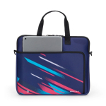 Stoßdämpfende Neopren Laptop Tasche mit Henkeln, ganzseitig bedruckbar farbe weiß fünfte Ansicht