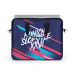 Stoßdämpfende Neopren Laptop Tasche mit Henkeln, ganzseitig bedruckbar farbe weiß fünfte Ansicht