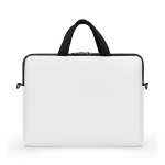 Laptop Tasche mit Trolley Schlaufe,100% personalisierbar farbe weiß siebte Ansicht