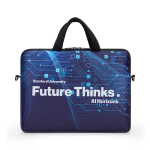 Laptop Tasche mit Trolley Schlaufe,100% personalisierbar farbe weiß