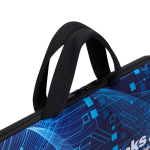 Laptop Tasche mit Trolley Schlaufe,100% personalisierbar farbe weiß fünfte Ansicht