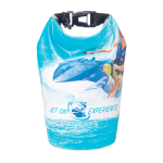 Wasserdichte PVC Tasche mit Schulterriemen 1,5 L ganzseitig bedruckbar farbe weiß