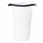 Wasserdichte PVC Tasche mit Schulterriemen 10 L ganzseitig bedruckbar farbe weiß siebte Ansicht