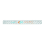 Reflektierendes personalisierbares Armband mit karierter Oberfläche farbe silber fünfte Ansicht