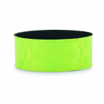 Reflektierendes personalisierbares Armband mit karierter Oberfläche farbe neongrün siebte Ansicht
