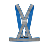 Reflektierender Arbeitsgürtel mit hoher Sichtbarkeit farbe blau dritte Ansicht