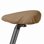 Wasserdichte Fahrrad Sattelabdeckung mit Logo farbe braun