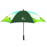 Personalisierbarer windfester Schirm oder Golfschirm Ø132 farbe weiß