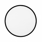 Faltbares Frisbee mit farbigem Rand, 100 % personalisierbar farbe schwarz siebte Ansicht