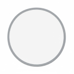 Faltbares Frisbee mit farbigem Rand, 100 % personalisierbar farbe grau siebte Ansicht