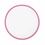 Faltbares Frisbee mit farbigem Rand, 100 % personalisierbar farbe neonrosa siebte Ansicht