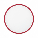 Faltbares Frisbee mit farbigem Rand, 100 % personalisierbar farbe dunkelrot siebte Ansicht