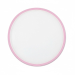 Faltbares Frisbee mit farbigem Rand, 100 % personalisierbar farbe hellrosa siebte Ansicht